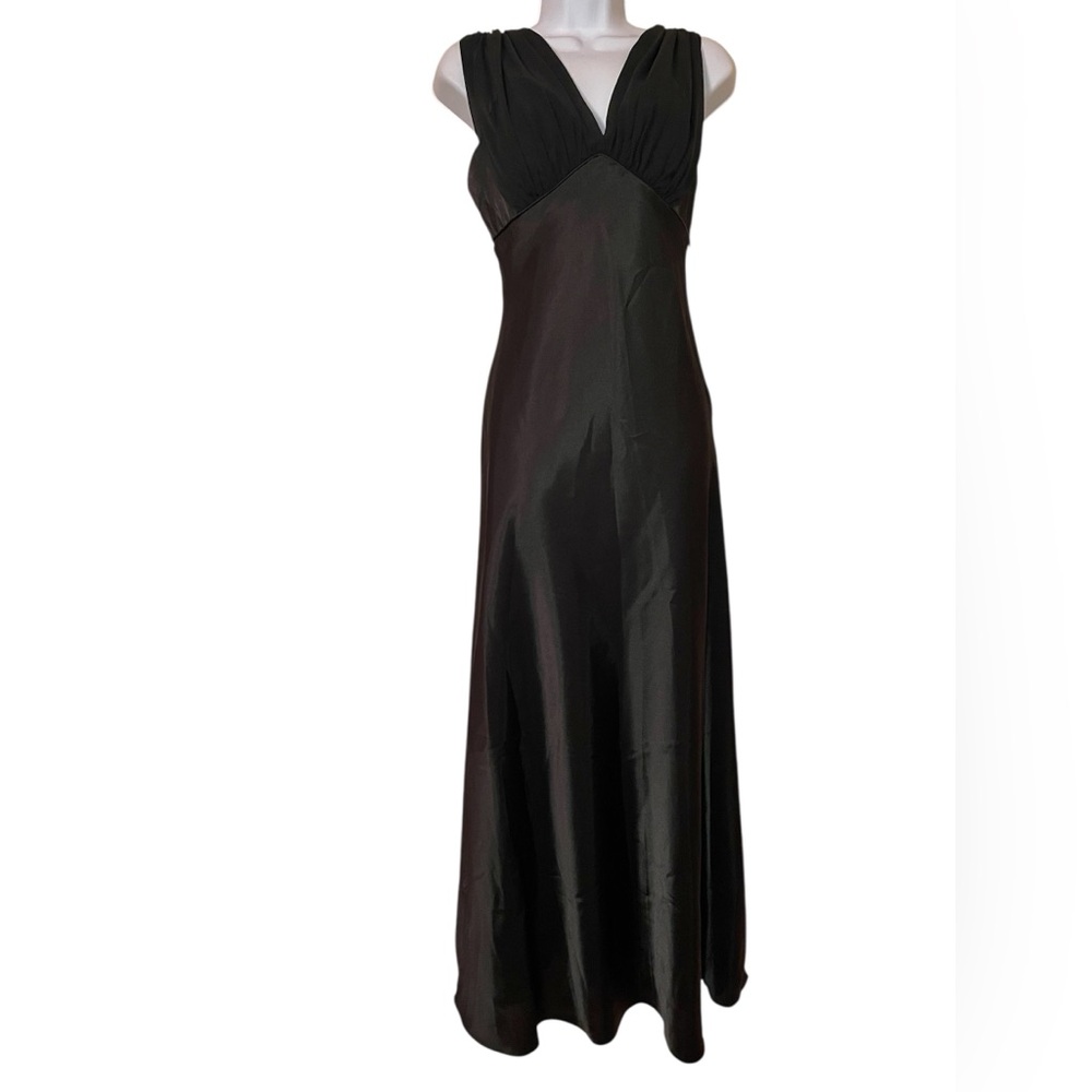 Cinderella Black Slip Dress Spaghetti Strap Cocktail